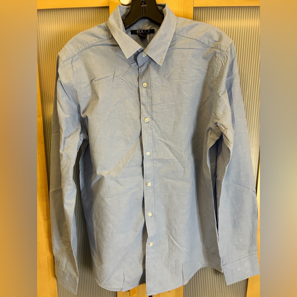 Forever 21 MEN chambray shirt Size Small